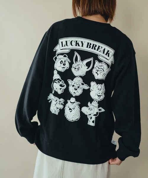 gym master（ジムマスター）の「アニマルスウェットシャツ（スウェット・メンズ・杢グレー/ブラック/マスタード/ライトブルーグレー・SMALL/MEDIUM/LARGE/X-LARGE）」の14枚目の写真