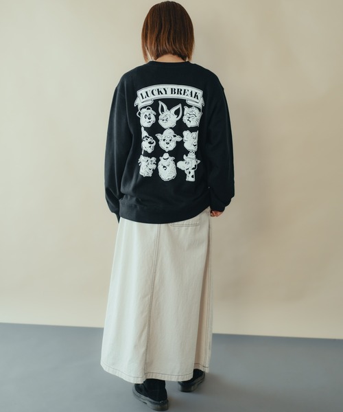 gym master（ジムマスター）の「アニマルスウェットシャツ（スウェット・メンズ・杢グレー/ブラック/マスタード/ライトブルーグレー・SMALL/MEDIUM/LARGE/X-LARGE）」の15枚目の写真