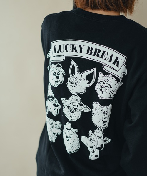 gym master（ジムマスター）の「アニマルスウェットシャツ（スウェット・メンズ・杢グレー/ブラック/マスタード/ライトブルーグレー・SMALL/MEDIUM/LARGE/X-LARGE）」の16枚目の写真