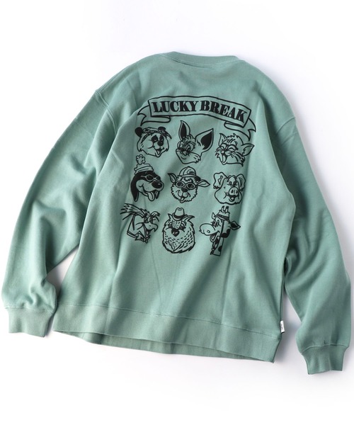 gym master（ジムマスター）の「アニマルスウェットシャツ（スウェット・メンズ・杢グレー/ブラック/マスタード/ライトブルーグレー・SMALL/MEDIUM/LARGE/X-LARGE）」の22枚目の写真