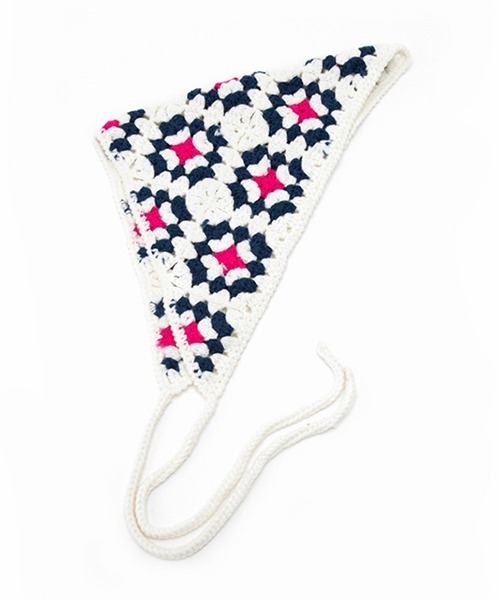 Casselini（キャセリーニ）の「Casselini(キャセリーニ)kidsクロシェモチーフ頭巾（ハット・キッズ・ホワイト/ブラック/ブラウン・FREE）」の10枚目の写真