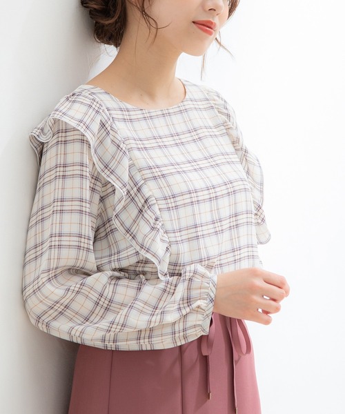 Honeys（ハニーズ）の「フリル使いブラウス（シャツ/ブラウス）」 - WEAR
