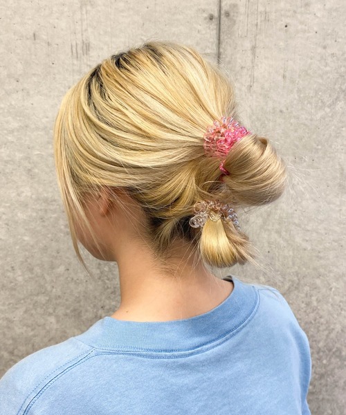 WEGO（ウィゴー）の「WEGO/【4点セット】クルクルカラーゴム（ヘアゴム・レディース・その他1/その他2/その他3・FREE）」の6枚目の写真