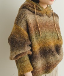 Kastane | 【2022AWカタログ掲載アイテム/SETアイテム】バラクラバ×グラデニットSET(ニット/セーター)