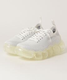 grounds | grounds/グラウンズ/JEWELRY WHITE GRAY×CLEAR(スニーカー)
