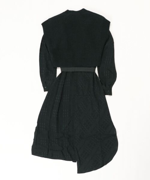 ALLSAINTS(オールセインツ)の「PENNY 2-IN-1 DRESS | PENNY 2-IN-1 ドレス・ワンピース(ワンピース・レディース・グリーン系その他・S/M/XS/L)」の3枚目の写真