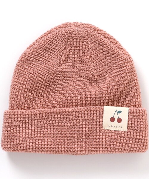 apres les cours（アプレレクール）の「バラエティ ニットキャップ（ニットキャップ/ビーニー・キッズ・ブラウン/ピンク/オレンジ/アイボリー・50/54/58）」の4枚目の写真