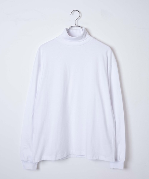 THE STANDARD（ザスタンダード）の「WEGO/スタンダードタートルネックロンTEE（Tシャツ/カットソー・メンズ・ホワイト/ブラック・LARGE/MEDIUM/SMALL）」の21枚目の写真