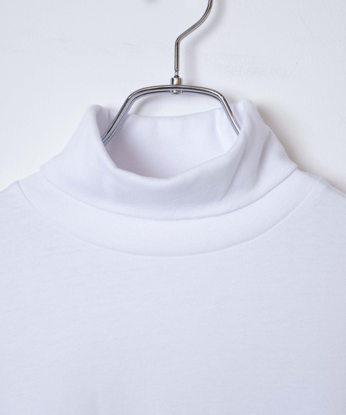 THE STANDARD（ザスタンダード）の「WEGO/スタンダードタートルネックロンTEE（Tシャツ/カットソー・メンズ・ホワイト/ブラック・LARGE/MEDIUM/SMALL）」の22枚目の写真