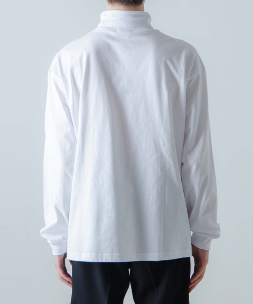 THE STANDARD（ザスタンダード）の「WEGO/スタンダードタートルネックロンTEE（Tシャツ/カットソー・メンズ・ホワイト/ブラック・LARGE/MEDIUM/SMALL）」の20枚目の写真