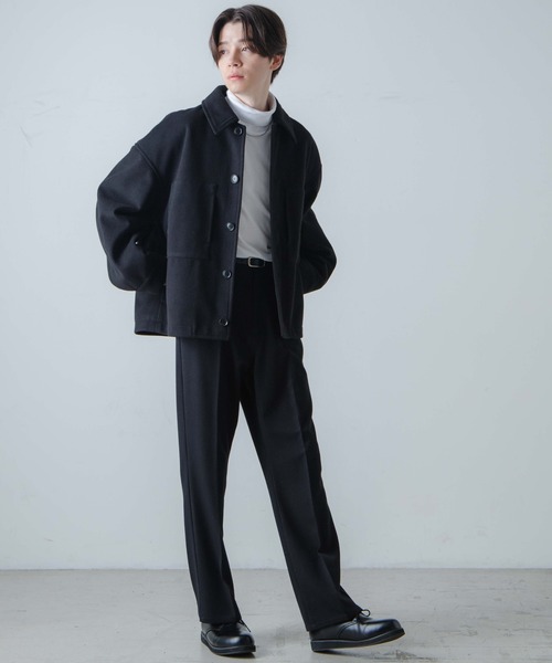 THE STANDARD（ザスタンダード）の「WEGO/スタンダードタートルネックロンTEE（Tシャツ/カットソー・メンズ・ホワイト/ブラック・LARGE/MEDIUM/SMALL）」の8枚目の写真