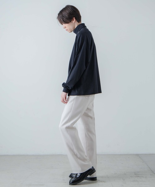 THE STANDARD（ザスタンダード）の「WEGO/スタンダードタートルネックロンTEE（Tシャツ/カットソー・メンズ・ホワイト/ブラック・LARGE/MEDIUM/SMALL）」の12枚目の写真