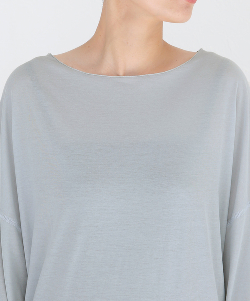 FRAMeWORK（フレームワーク）の「シアーボートネックプルオーバー（Tシャツ/カットソー・レディース・ホワイト/ブラック/サックスブルー/バーガンディー・FREE）」の20枚目の写真