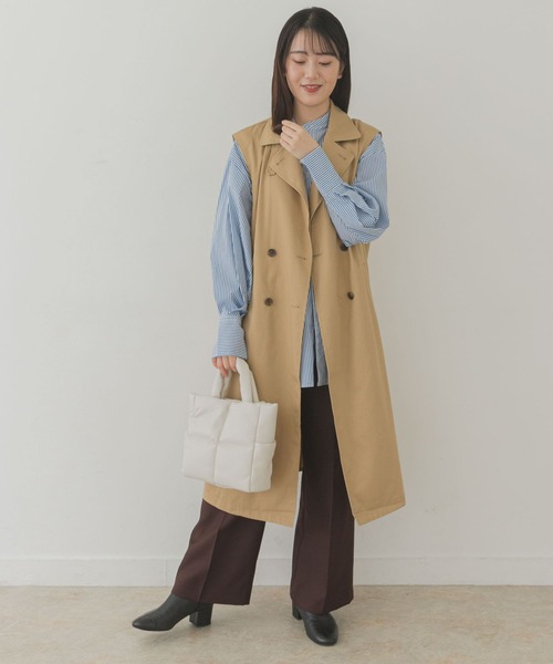 RODE SKO（ロデスコ）の「プチキルティングトートバッグ（トートバッグ・レディース・アイボリー/ブラック/グリーン・ONE）」の4枚目の写真