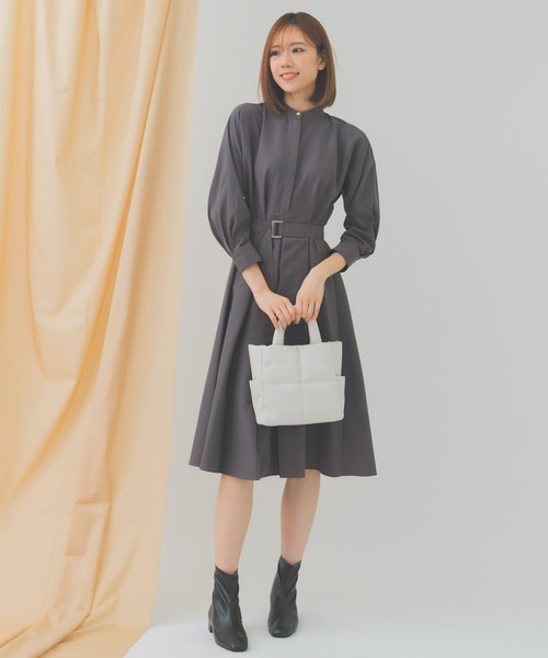 RODE SKO（ロデスコ）の「プチキルティングトートバッグ（トートバッグ・レディース・アイボリー/ブラック/グリーン・ONE）」の14枚目の写真