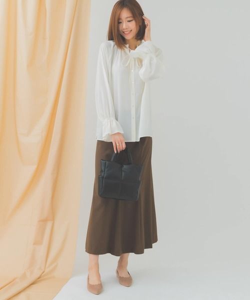 RODE SKO（ロデスコ）の「プチキルティングトートバッグ（トートバッグ・レディース・アイボリー/ブラック/グリーン・ONE）」の13枚目の写真