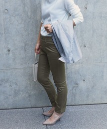 【HONEYSUCKLE ROSE】「nobee」サテンスキニーパンツ