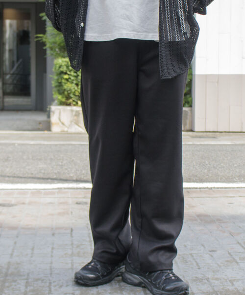 GLOSTER(グロスター)の「【GLOSTER/グロスター】スピンドルドレスジーンズ フレアパンツ スタプレ(その他パンツ・メンズ・チャコールグレー/ブラック/ダークブラウン/アイボリー・S/M/L)」の2枚目の写真