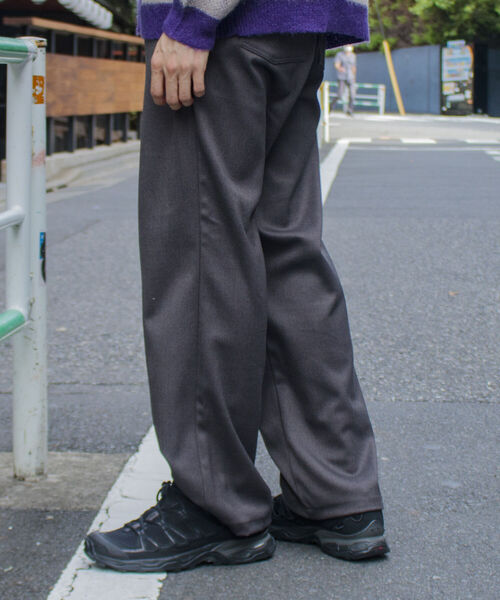 GLOSTER(グロスター)の「【GLOSTER/グロスター】スピンドルドレスジーンズ フレアパンツ スタプレ(その他パンツ・メンズ・チャコールグレー/ブラック/ダークブラウン/アイボリー・S/M/L)」の12枚目の写真