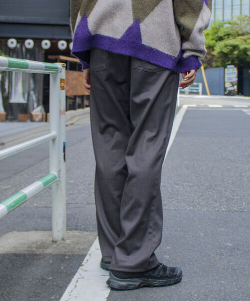 GLOSTER(グロスター)の「【GLOSTER/グロスター】スピンドルドレスジーンズ フレアパンツ スタプレ(その他パンツ・メンズ・チャコールグレー/ブラック/ダークブラウン/アイボリー・S/M/L)」の13枚目の写真