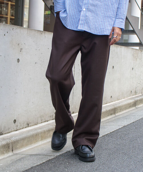 GLOSTER(グロスター)の「【GLOSTER/グロスター】スピンドルドレスジーンズ フレアパンツ スタプレ(その他パンツ・メンズ・チャコールグレー/ブラック/ダークブラウン/アイボリー・S/M/L)」の21枚目の写真