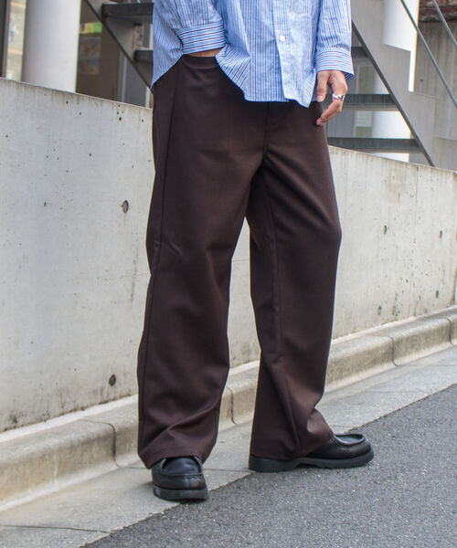 GLOSTER(グロスター)の「【GLOSTER/グロスター】スピンドルドレスジーンズ フレアパンツ スタプレ(その他パンツ・メンズ・チャコールグレー/ブラック/ダークブラウン/アイボリー・S/M/L)」の22枚目の写真