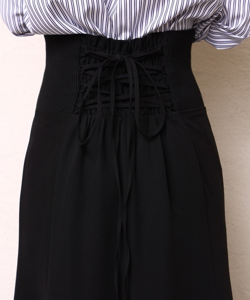 one after another NICE CLAUP（ワンアフターアナザーナイスクラップ）の「スタイルアップが叶う。ウエストリブスリットスカート（スカート・レディース・ブラック系その他/モカ/ベージュ/ブラック・SMALL/MEDIUM）」の11枚目の写真