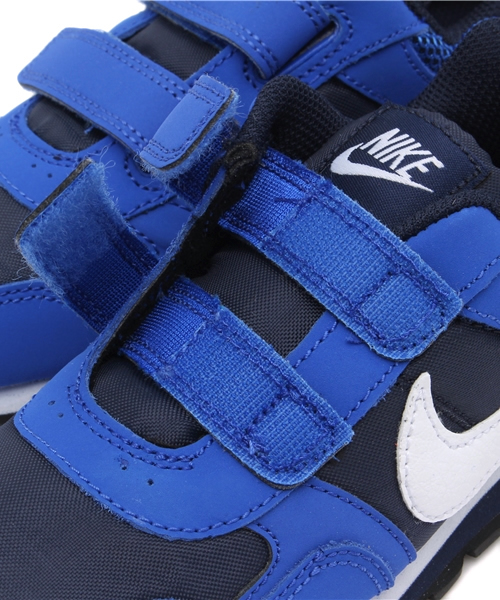NIKE(ナイキ)の「キッズ ジュニア ナイキ ベルクロスニーカー NIKE MD RUNNER PSV 652965-414(スニーカー・キッズ・ブルー・17cm/18cm/19cm/20cm)」の11枚目の写真