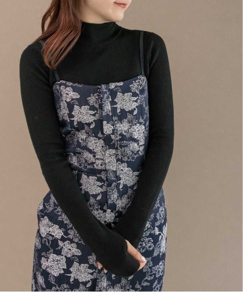 RANDA（ランダ）の「ロングスリーブタートルネックニット（ニット/セーター・レディース・ブラック/ピンク/クリーム/グレイッシュベージュ・FREE）」の11枚目の写真