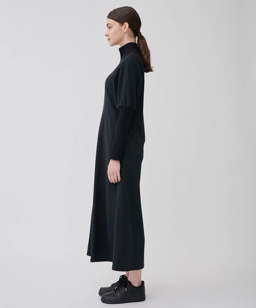 CITY TOKYO（シティトウキョウ）の「【洗える】ハーフジップジャージワンピース（ワンピース・レディース・ブラック/カーキ/モカ・1/2）」の9枚目の写真