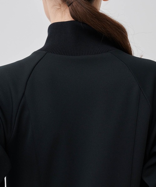 CITY TOKYO（シティトウキョウ）の「【洗える】ハーフジップジャージワンピース（ワンピース・レディース・ブラック/カーキ/モカ・1/2）」の14枚目の写真