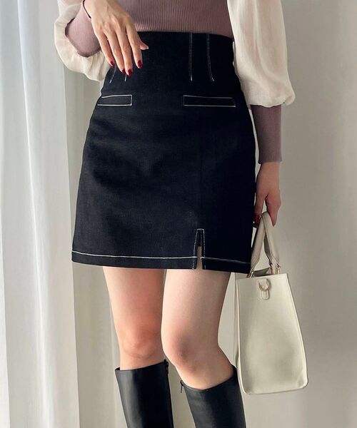 MAJESTIC LEGON(マジェスティックレゴン)の「サイドスリットスカパン(その他パンツ・レディース・ブラック/ブラウン/ブラック系その他・MEDIUM)」の16枚目の写真