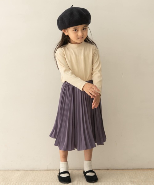 URBAN RESEARCH DOORS（アーバンリサーチドアーズ）の「『親子リンク』ランダムプリーツスカート(KIDS)（その他パンツ・キッズ・パープル/キャメル・120/105/135）」の8枚目の写真