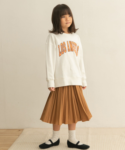 URBAN RESEARCH DOORS（アーバンリサーチドアーズ）の「『親子リンク』ランダムプリーツスカート(KIDS)（その他パンツ・キッズ・パープル/キャメル・120/105/135）」の14枚目の写真