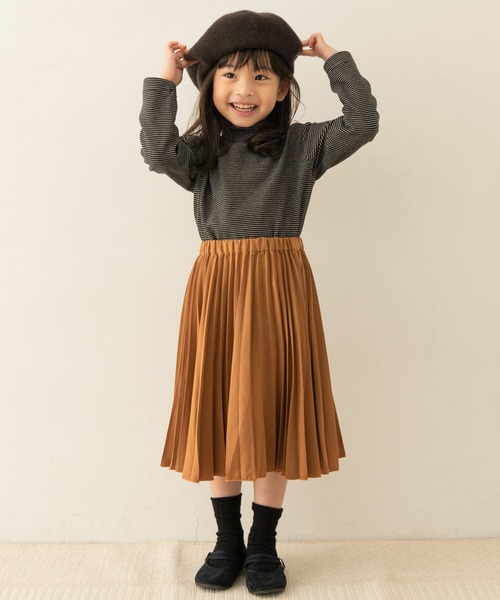 URBAN RESEARCH DOORS（アーバンリサーチドアーズ）の「『親子リンク』ランダムプリーツスカート(KIDS)（その他パンツ・キッズ・パープル/キャメル・120/105/135）」の17枚目の写真
