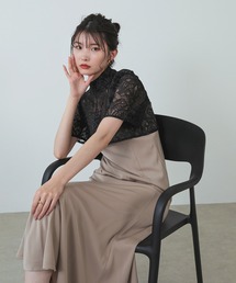 【低身長サイズあり】3wayレースボレロ&マーメイドキャミ パーティー ドレス 結婚式 お呼ばれ オケージョン