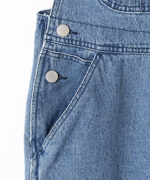by LOVEiT(バイラビット)の「ダメージオーバーオール(サロペット/オーバーオール・キッズ・ブルー/ネイビー・160cm/140cm/150cm/130cm/120cm)」の10枚目の写真