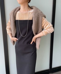 ベロア2WAYカットソー