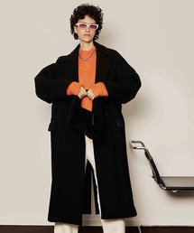 MAISON SPECIAL | Super100 Melton Loose Coat/スーパー100メルトンルーズコート【MAISON SPECIAL/メゾンスペシャル】(チェスターコート)