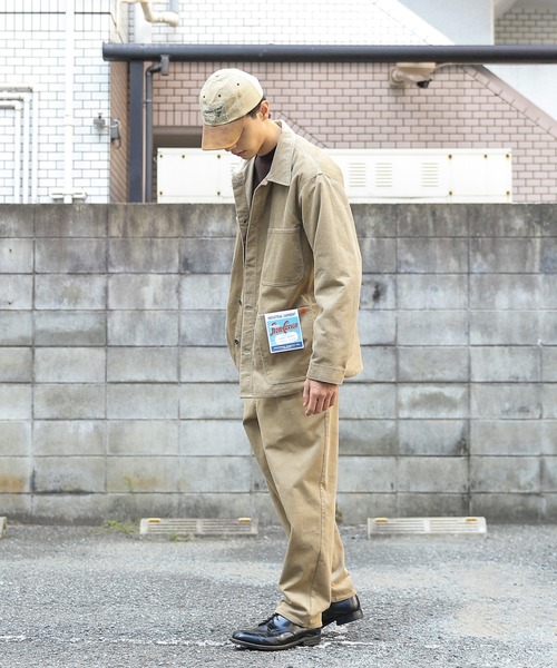 WAIPER/USNAVYカバーオール WAIPER(WAIPER)｜HOUSTONのカバーオールを使ったコーディネート - WEAR