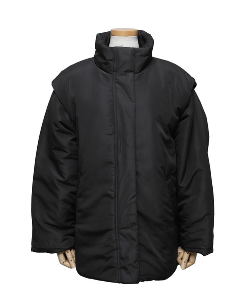 reca（レカ）の「マルチウェイ中綿コート（ダウンジャケット/コート・レディース・ブラック/アイボリー・FREE）」の3枚目の写真