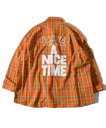 Nice Time Big Nel Shirt / ナイスタイムビッグネルシャツ