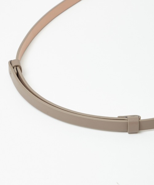 AIMER（エメ）の「スクエアバックルスライド式ベルト（ベルト・レディース・ブラック×ゴールド/ベージュ系その他/ブラック×シルバー/ベージュ系その他2/ベージュ・FREE）」の14枚目の写真