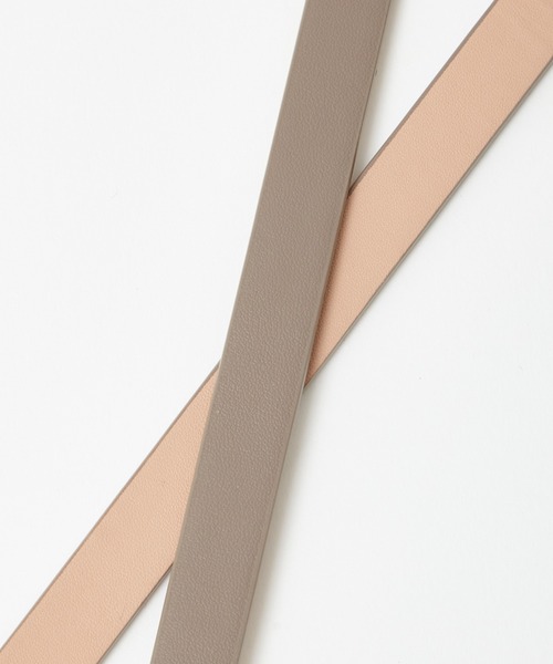 AIMER（エメ）の「スクエアバックルスライド式ベルト（ベルト・レディース・ブラック×ゴールド/ベージュ系その他/ブラック×シルバー/ベージュ系その他2/ベージュ・FREE）」の15枚目の写真