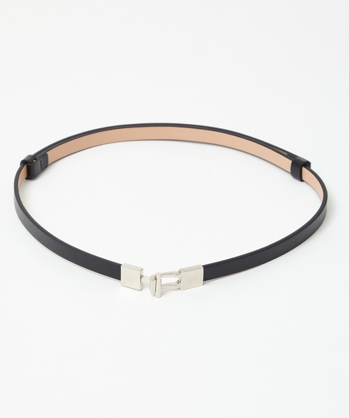 AIMER（エメ）の「スクエアバックルスライド式ベルト（ベルト・レディース・ブラック×ゴールド/ベージュ系その他/ブラック×シルバー/ベージュ系その他2/ベージュ・FREE）」の17枚目の写真