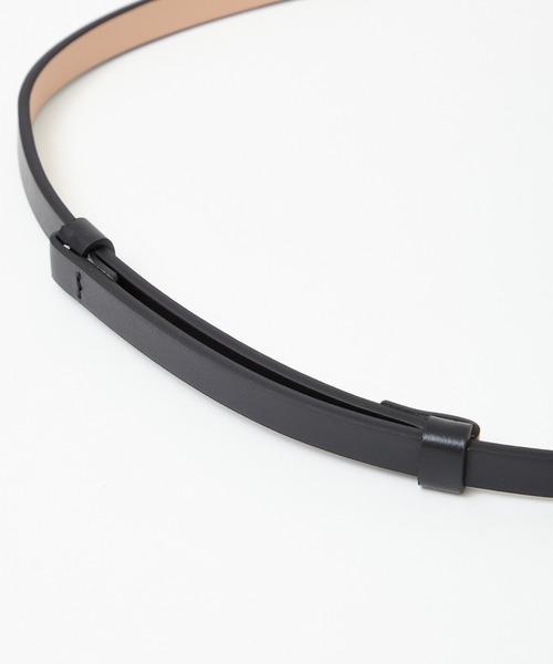 AIMER（エメ）の「スクエアバックルスライド式ベルト（ベルト・レディース・ブラック×ゴールド/ベージュ系その他/ブラック×シルバー/ベージュ系その他2/ベージュ・FREE）」の19枚目の写真