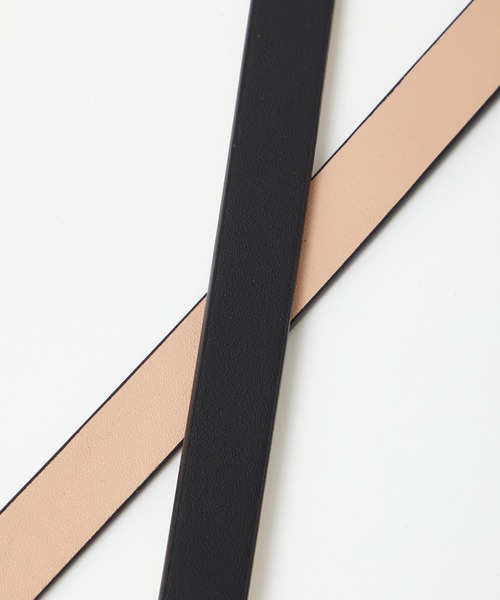 AIMER（エメ）の「スクエアバックルスライド式ベルト（ベルト・レディース・ブラック×ゴールド/ベージュ系その他/ブラック×シルバー/ベージュ系その他2/ベージュ・FREE）」の20枚目の写真