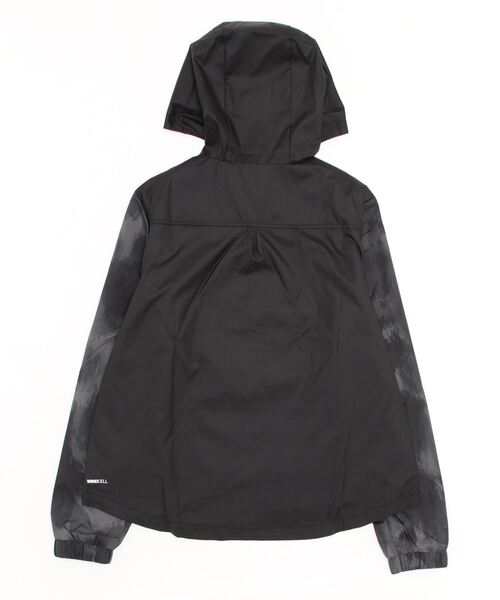 PUMA（プーマ）の「プーマ PUMA AOP ウラトリコット ウーブンジャケット_Aラインシルエット（ナイロンジャケット・レディース・スモークピンク/ベージュ/ブラック・L/M/S/XL）」の7枚目の写真