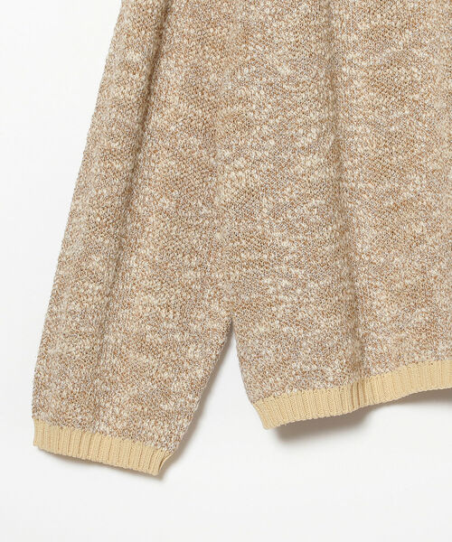 Ray BEAMS（レイビームス）の「Ray BEAMS / フリンジ ヨーク メランジ プルオーバー（ニット/セーター・レディース・ベージュ/グリーン・ONE SIZE）」の15枚目の写真