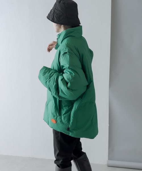 PUMA(プーマ)の「【PUMA×PAM(プーマ×パム)】 PUFFER JACKET(その他アウター・レディース・グリーン/バイオレット・MEDIUM)」の4枚目の写真